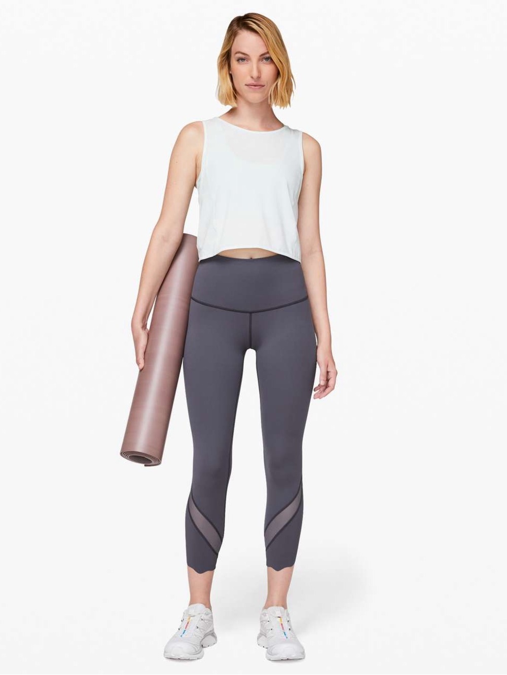 Lululemon • Wunder Under Crop II Roll Down Scallop Luxtreme Leggings - Picture 3 of 14